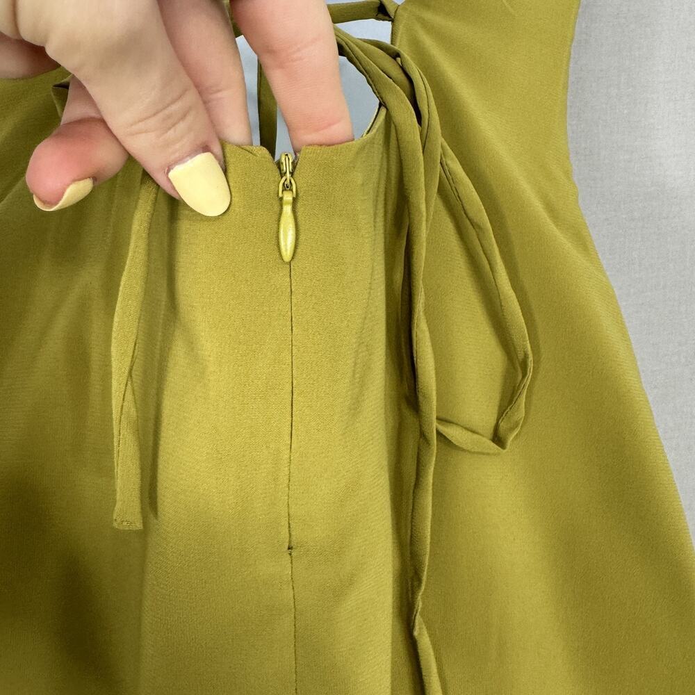 BABYBOO‎ Dress Womens Small Green Renee Mini Strappy Lace Up Back Party Resort - Picture 6 of 13